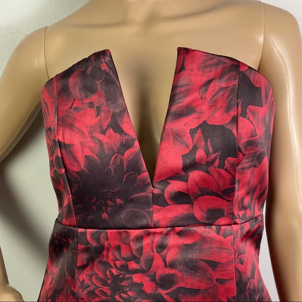 NBD REVOLVE FLORAL PRINT STRAPLESS MINI DRESS - Picture 3 of 11